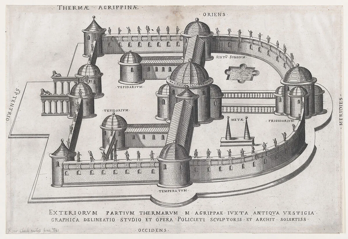Speculum Romanae Magnificentiae: Baths of Agrippa — Anonymous|Claudio Duchetti