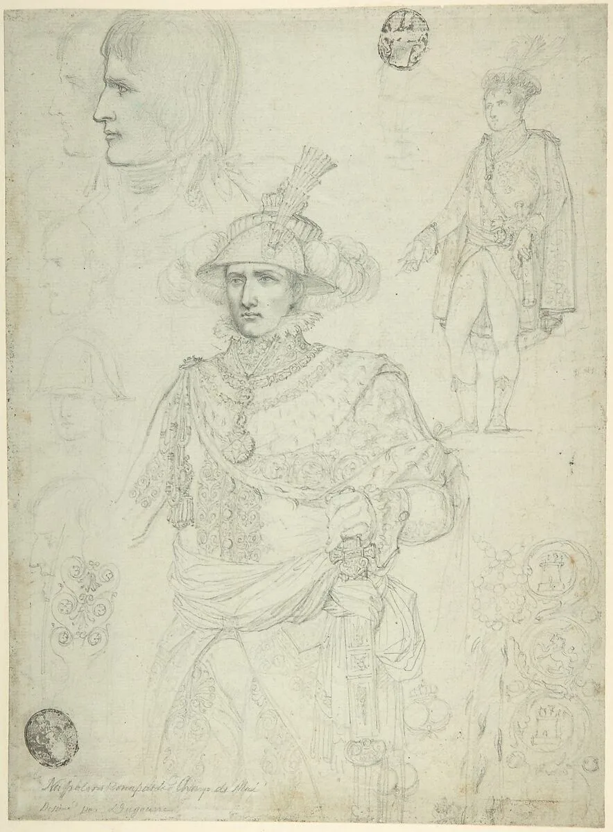 Napoleon Bonaparte at the Champ de Mai, June 1, 1815 — Jean Démosthène Dugourc