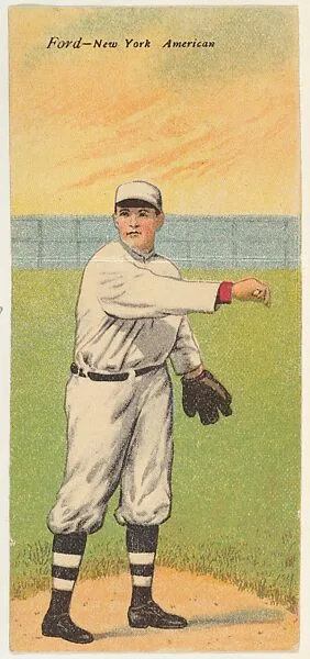Ford, New York, American League, from the Mecca Double Folder series (T201) — Mecca Cigarettes
