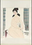 近代 林風眠 裸女 軸|Seated Woman — Lin Fengmian