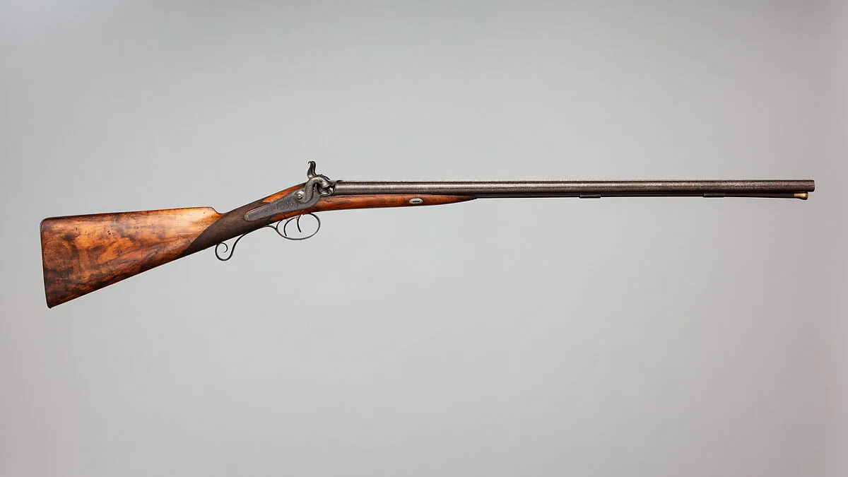 Side-by-Side Self-Priming Pellet-Lock Shotgun — Joseph Egg