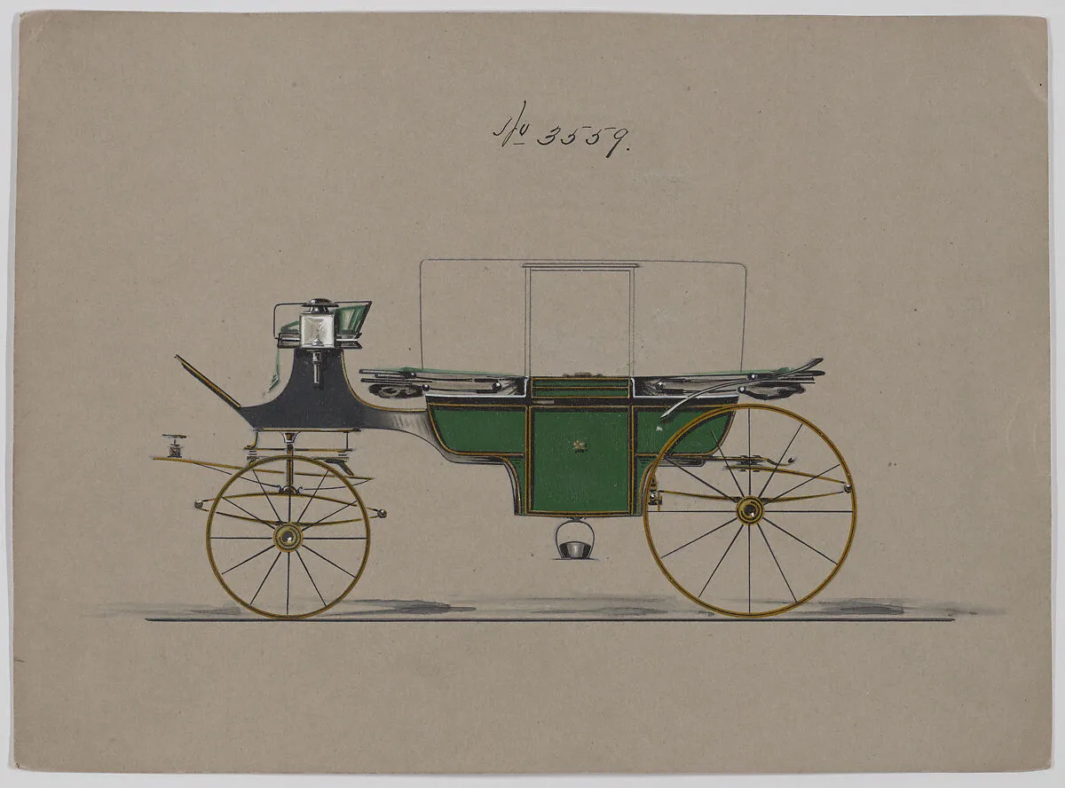 Design for Landau, No. 3559 — Brewster & Co.