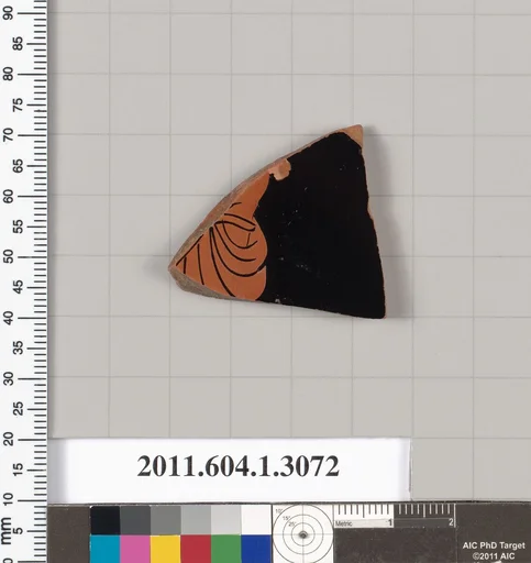 Terracotta fragment of a kylix (drinking cup)