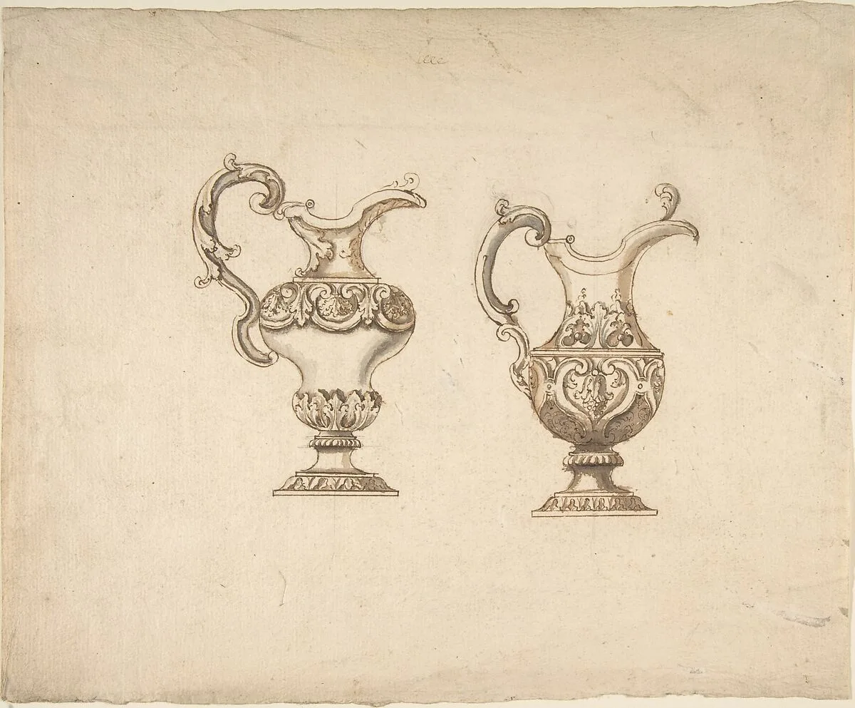 Two Vases — Anonymous, Italian, Bolognese 18th century artist