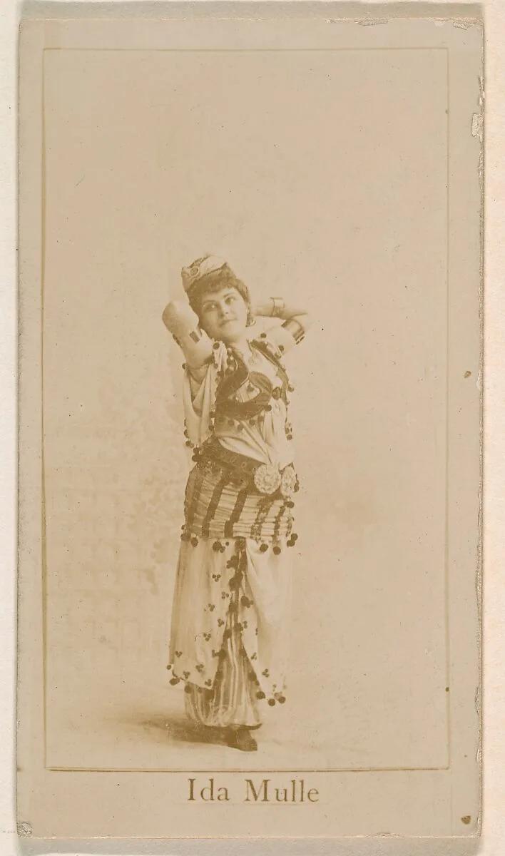 Ida Mulle, from the Actresses series (N245) issued by Kinney Brothers to promote Sweet Caporal Cigarettes — Kinney Brothers Tobacco Company