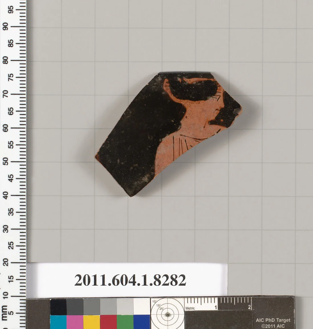Terracotta rim fragment of a kylix (drinking cup) — Unknown