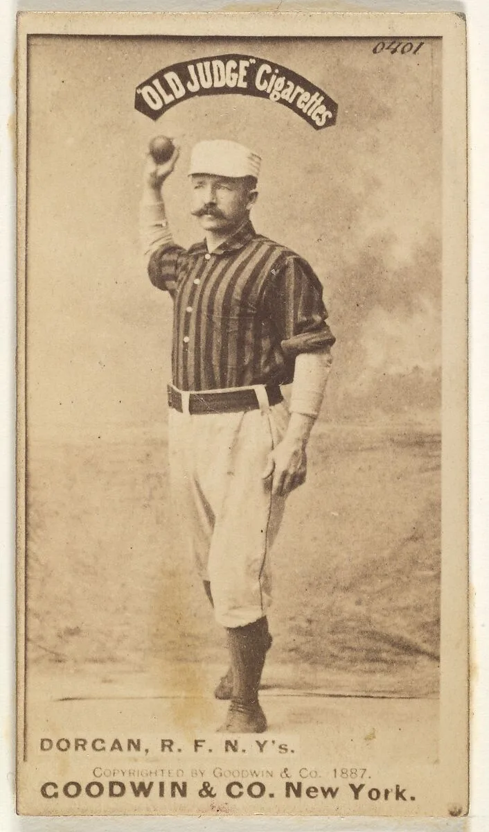 Michael Cornelius Dorgan, Right Field, New York, from the Old Judge series (N172) for Old Judge Cigarettes — Goodwin & Company