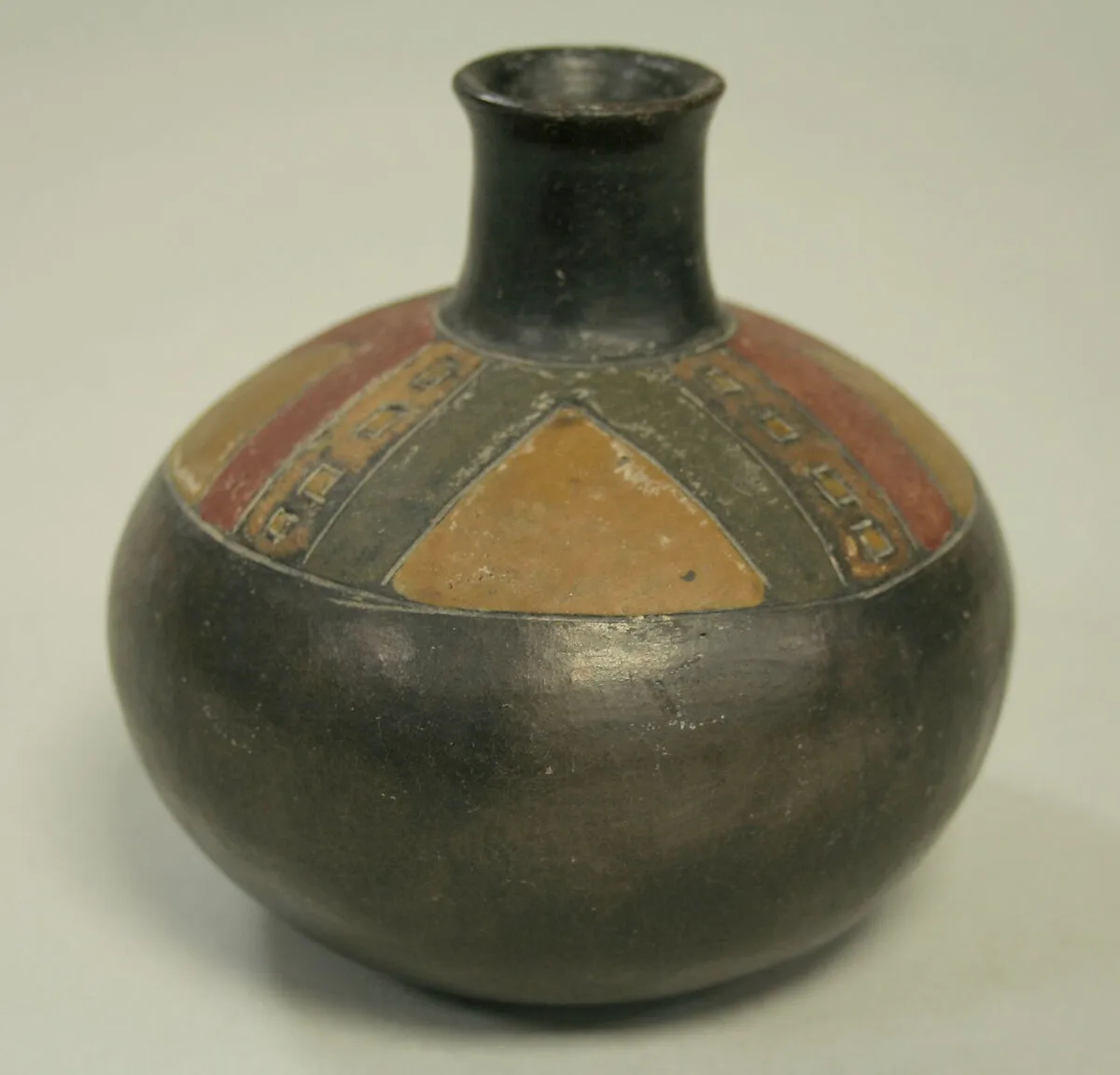 Bottle with Incised Designs — Unknown