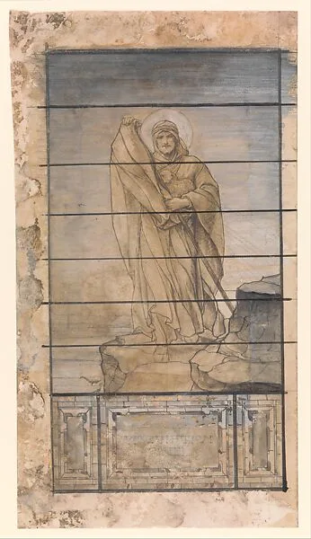 Design for window — Louis C. Tiffany|Tiffany Studios|Tiffany Glass Company|Tiffany Glass and Decorating Company