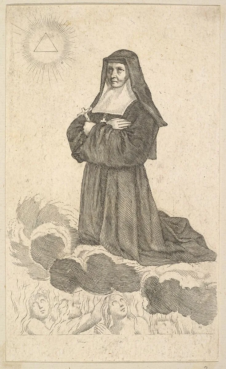 Sainte Jeanne Frémiot de Chantal — Claude Mellan