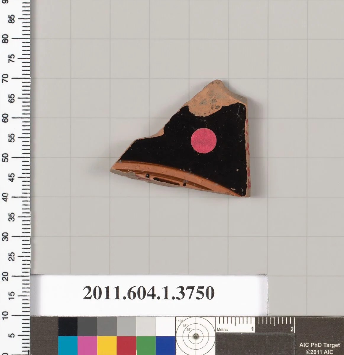 Terracotta fragment of a kylix (drinking cup) — Unknown