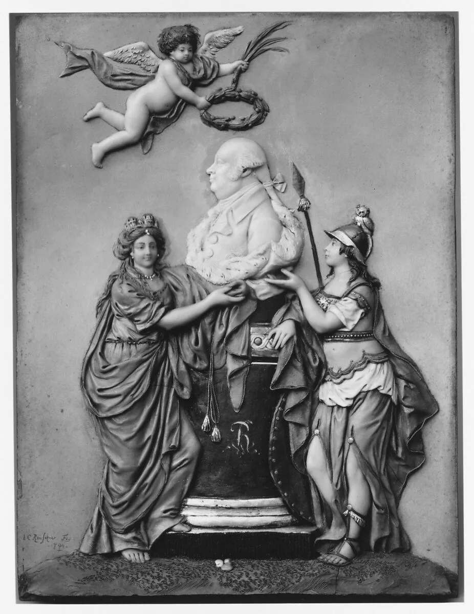 Apotheosis of Friedrich Wilhelm II, King of Prussia (b. 1744, r. 1786–97) — John Christian Rauschner