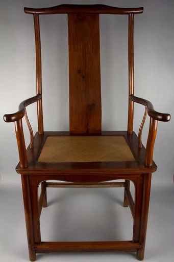 明/清　黃花梨官帽椅|Yokeback armchair