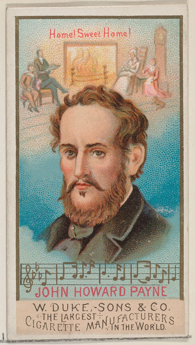 John Howard Payne, from the series Great Americans (N76) for Duke brand cigarettes — W. Duke, Sons & Co.