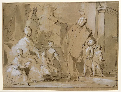 A Venetian Family Portrait Group