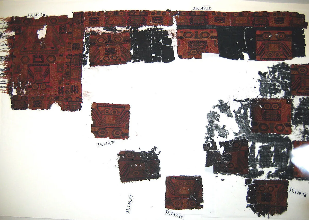 Embroidered Fragment — Unknown