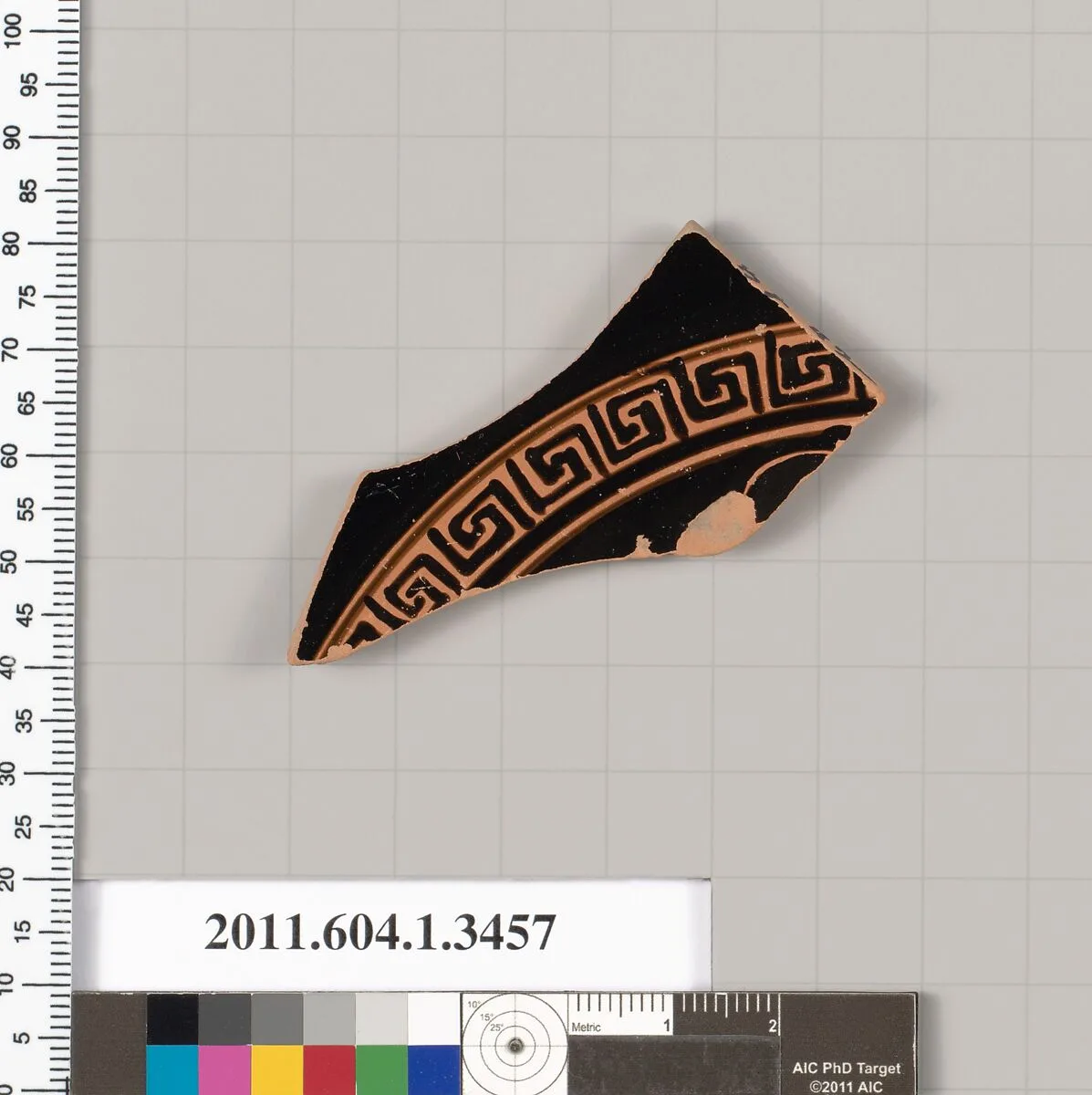 Terracotta fragment of a kylix (drinking cup) — Unknown