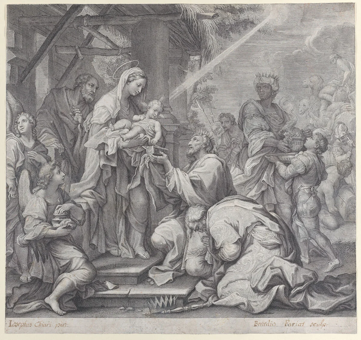 The Adoration of the Magi — Benoit Farjat|Giuseppe Bartolomeo Chiari