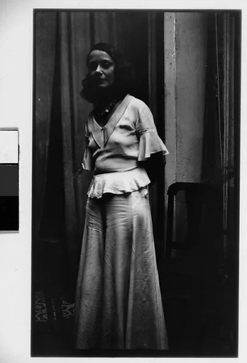 [Woman Standing Outside Doorway, Havana]