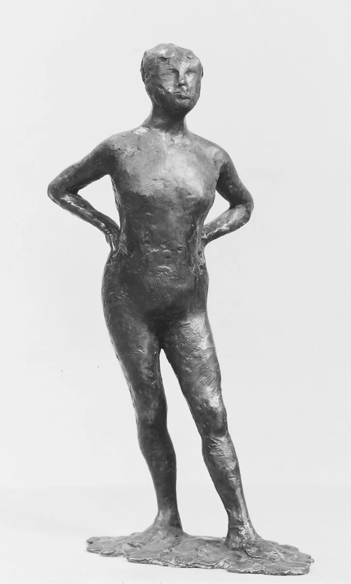 Dancer at Rest, Hands on Her Hips, Left Leg Forward — Edgar Degas|A.-A. Hébrard et Cie
