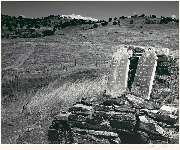 Cemetery, Hornitos, California — Ansel Easton Adams
