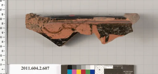 Terracotta fragment of a column-krater (bowl for mixing wine and water)