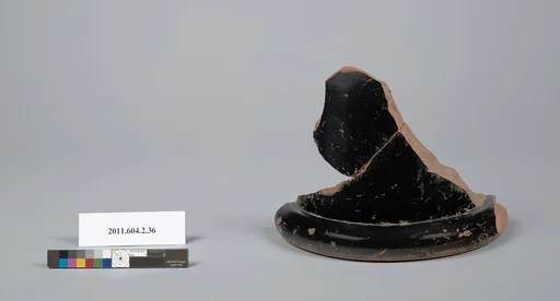 Terracotta fragment of a psykter (vase for cooling wine)