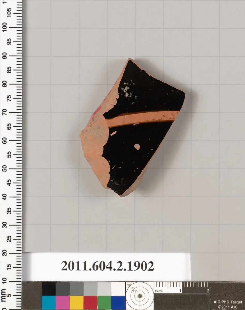 Terracotta fragment of a skyphos (deep drinking cup) — Unknown
