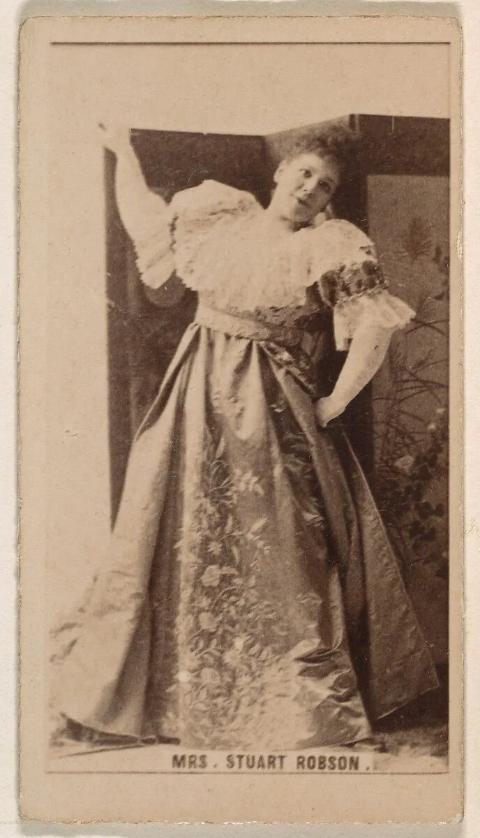 Mrs. Stuart Robson, from the Actresses series (N245) issued by Kinney Brothers to promote Sweet Caporal Cigarettes — Kinney Brothers Tobacco Company