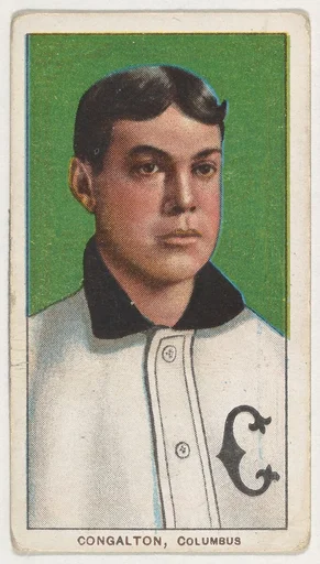 Congalton, Columbus, American Association, from the White Border series (T206) for the American Tobacco Company