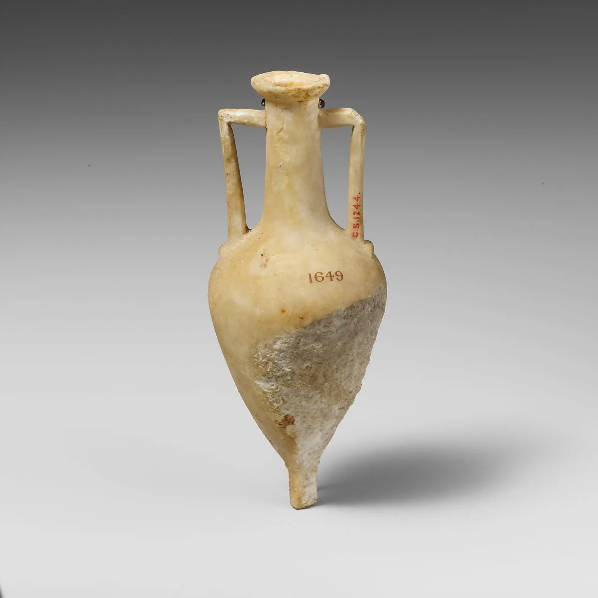 Alabaster amphoriskos (small flask) — Unknown