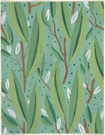 Fabric Design with Pussywillows