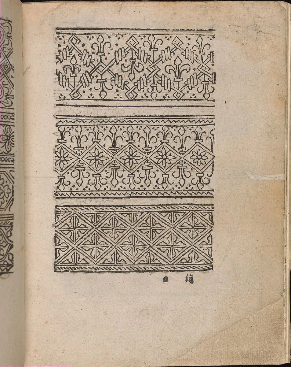 Modelbuch aller Art Nehens vn Stickens (Page 3r) — Christian Egenolff