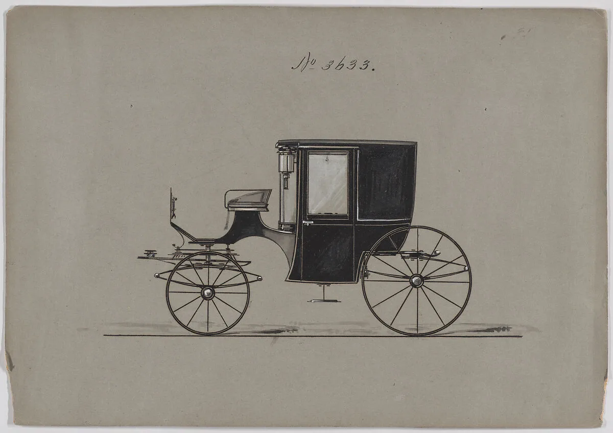 Design for Coupé, no. 3633 — Brewster & Co.