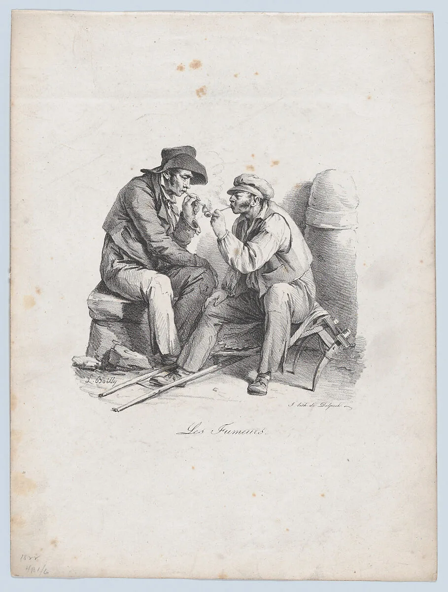 The Smokers — Louis Léopold Boilly|Delpech