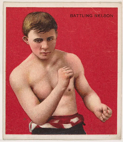 Battling Nelson (Matthew Nelson), Boxing, from Mecca & Hassan Champion Athlete and Prize Fighter collection, 1910 — Mecca Cigarettes