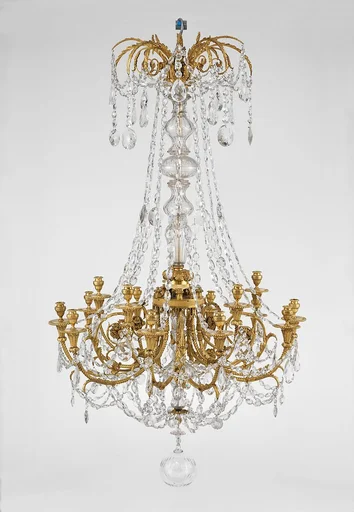 Fifteen-light chandelier