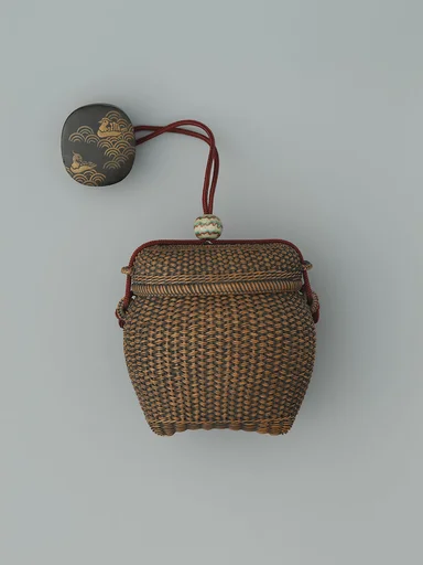 竹細工印籠|Basketry Inrō