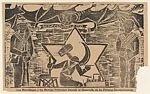 Bats and mummies intend to impede the development of revolutionary painting, printed in the newspaper 'El Machete' July (second fortnight) — Xavier Guerrero