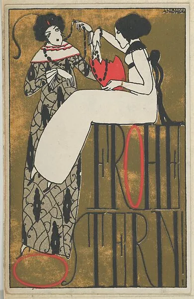 Happy Easter! (Frohe Ostern!) — Arnold Nechansky|Wiener Werkstätte