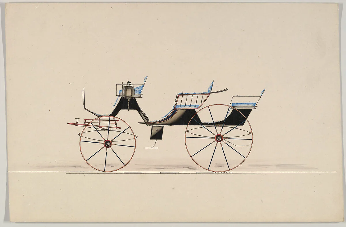 Carriage Design Drawing — Brewster & Co.