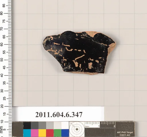 Terracotta fragment of a closed shape