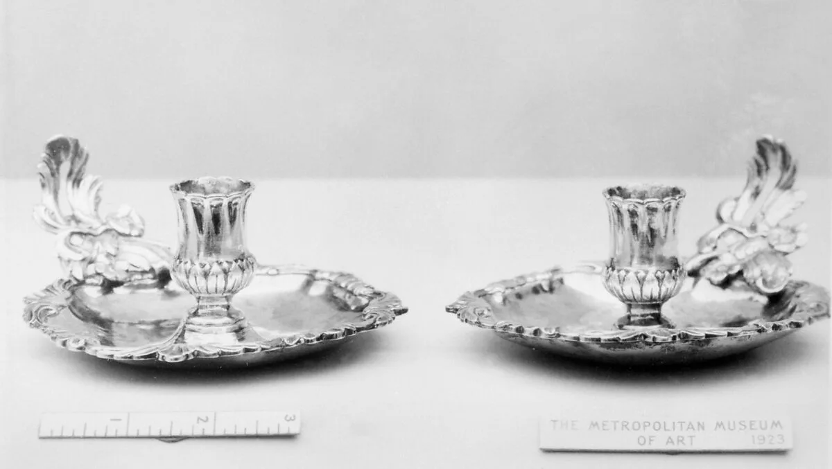 Chamber candlestick (one of a pair) — Pehr Zethelius
