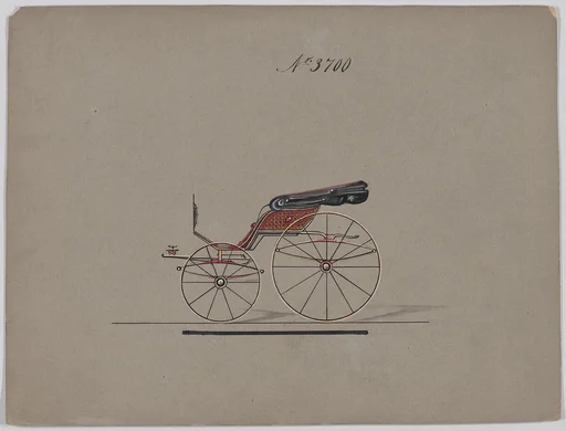 Design for Pony Phaeton, no. 3700