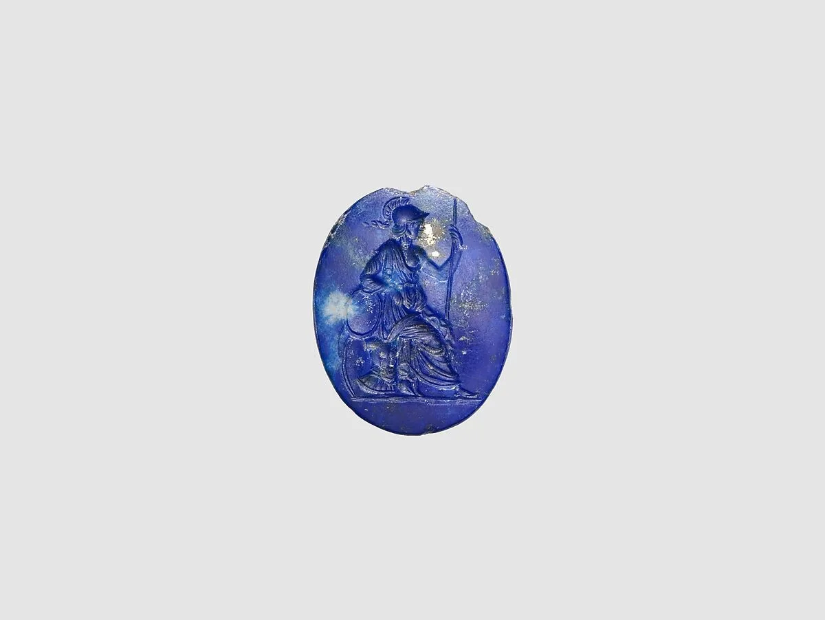 Lapis lazuli ring stone — Unknown