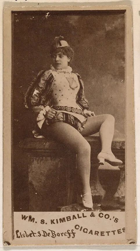 Lisbet S. DeBoreff, from the Actresses series (N203) issued by Wm. S. Kimball & Co. — William S. Kimball & Company