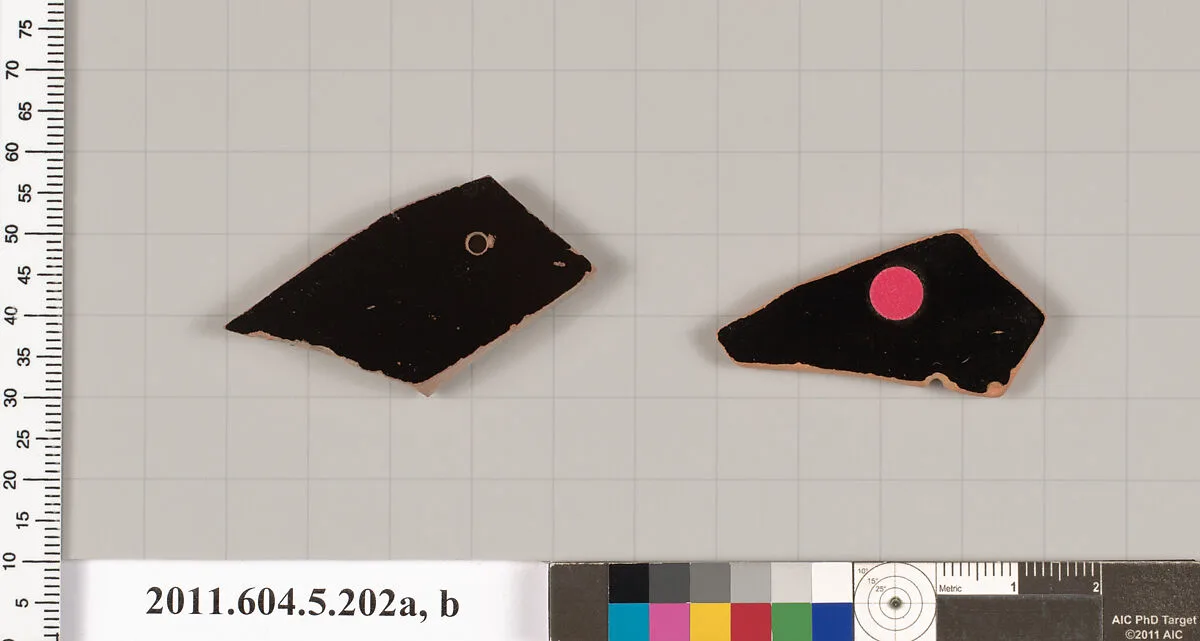 Terracotta fragments of kylikes (drinking cups) — Unknown