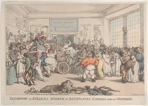 Exhibition at Bullock's Museum of Bonaparte's Carriage Taken at Waterloo