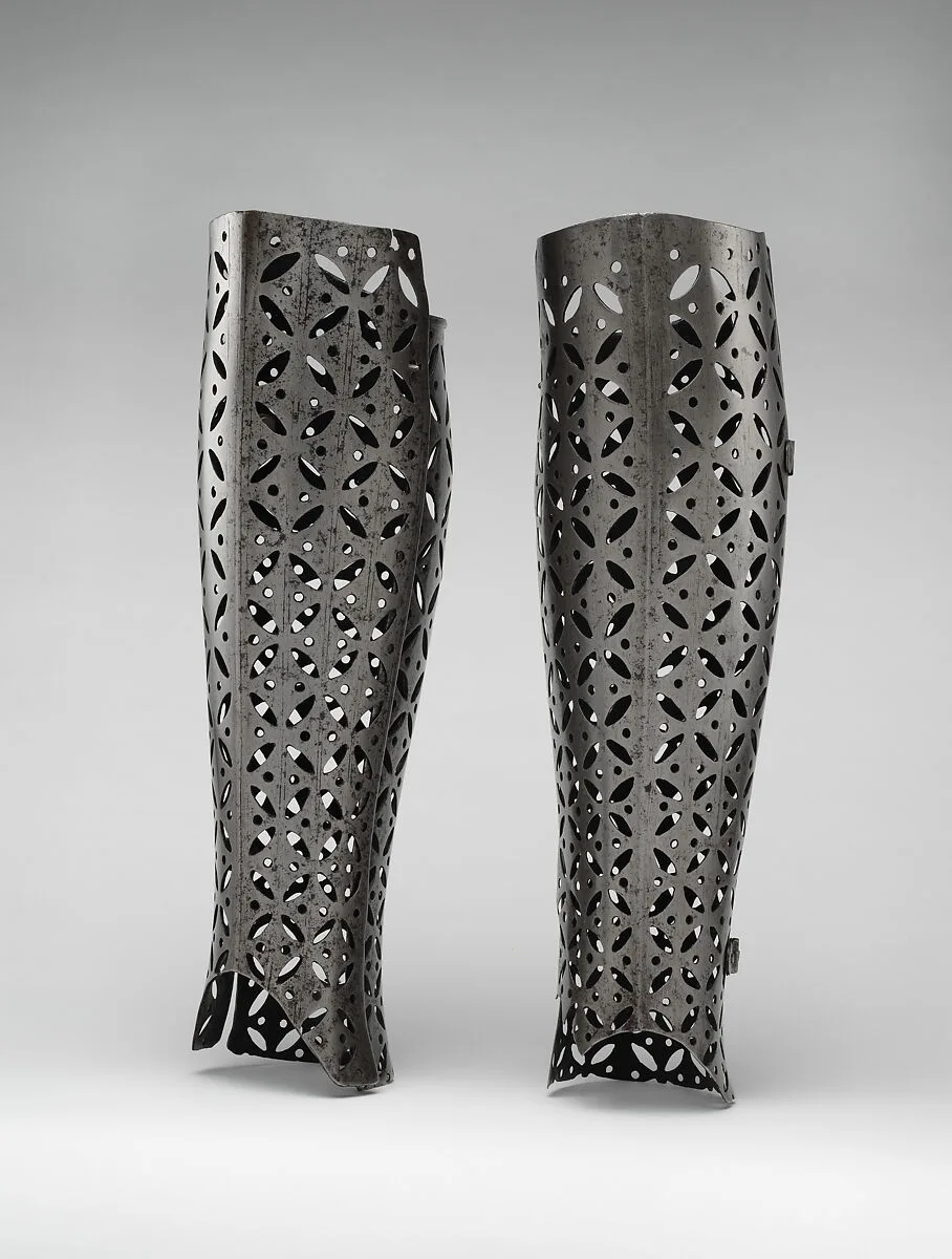 Pair of Greaves (lower leg defenses) — Unknown