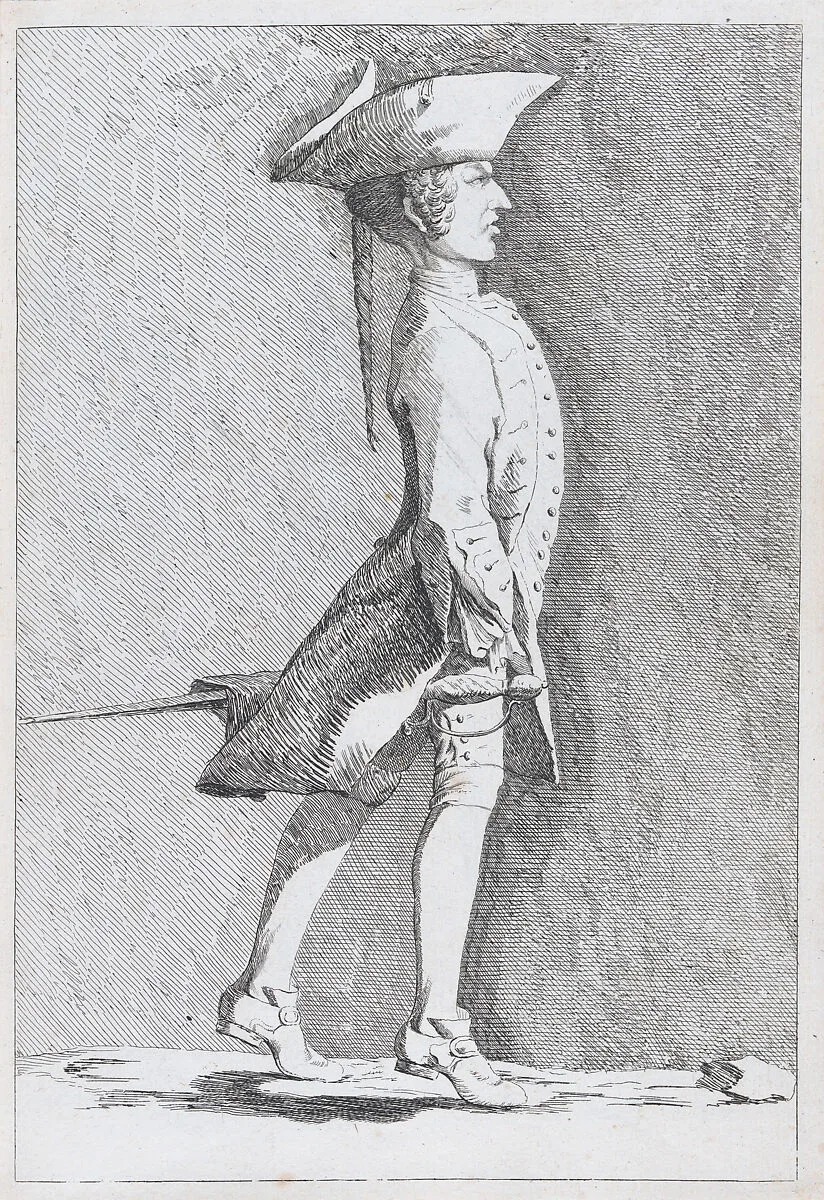 Louis-Joseph le Lorrain (?), pl. IV from "Recueil de caricatures" — Jacques François Joseph Saly|Ange-Laurent de La Live de Jully